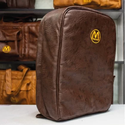 Anti theft Back pack  Brown